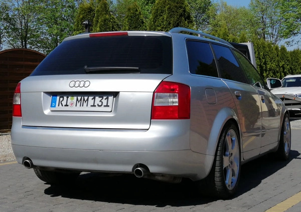 Audi A4 cena 13900 przebieg: 279000, rok produkcji 2004 z Mikołajki małe 172